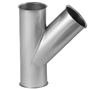 Branch pieces 45° galvanised